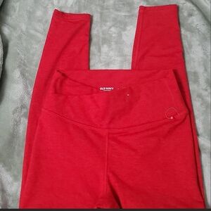 Old Navy Bright Red Active Leggings